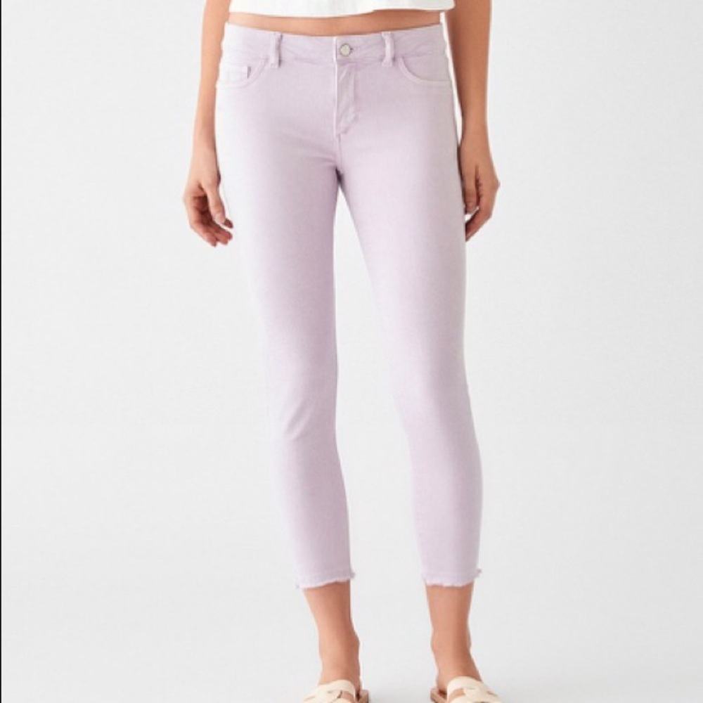 Size 27” DL1961 Florence Cropped Orchid Jeggings